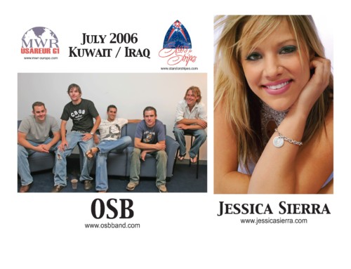 OSB AND JESSICA SIERRA INDEPENDENCE DAY CELEBRATION IN IRAQ