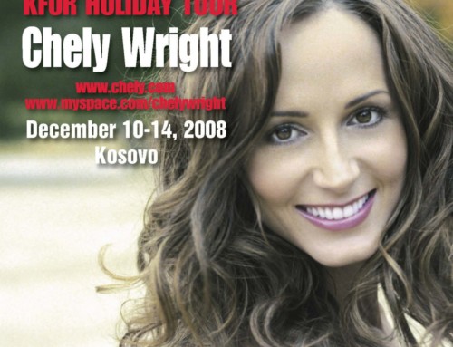 CHELY WRIGHT TRAVELS TO KOSOVO TO BRING HOLIDAY CHEER