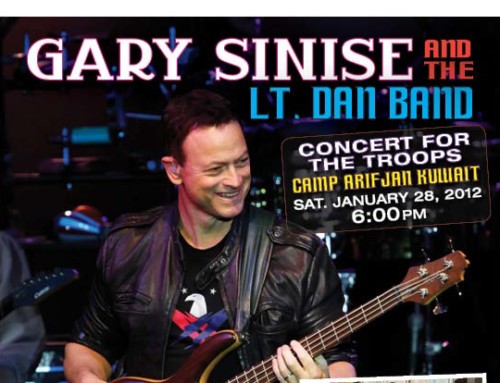GARY SINISE AND THE LT. DAN BAND ENTERTAIN TROOPS IN KUWAIT