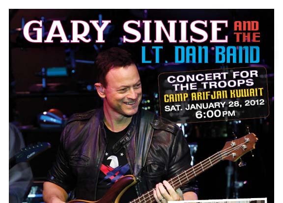 Lt Dan Band Schedule 2022 Gary Sinise And The Lt. Dan Band Entertain Troops In Kuwait – Stars For  Stripes