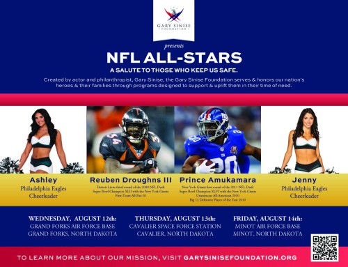 Gary Sinise Foundation NFL Allstars Tour to North Dakota